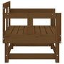 Voir la diapositive 5 : VIDAXL Chaises de jardin lot de 2 marron miel bois massif de pin