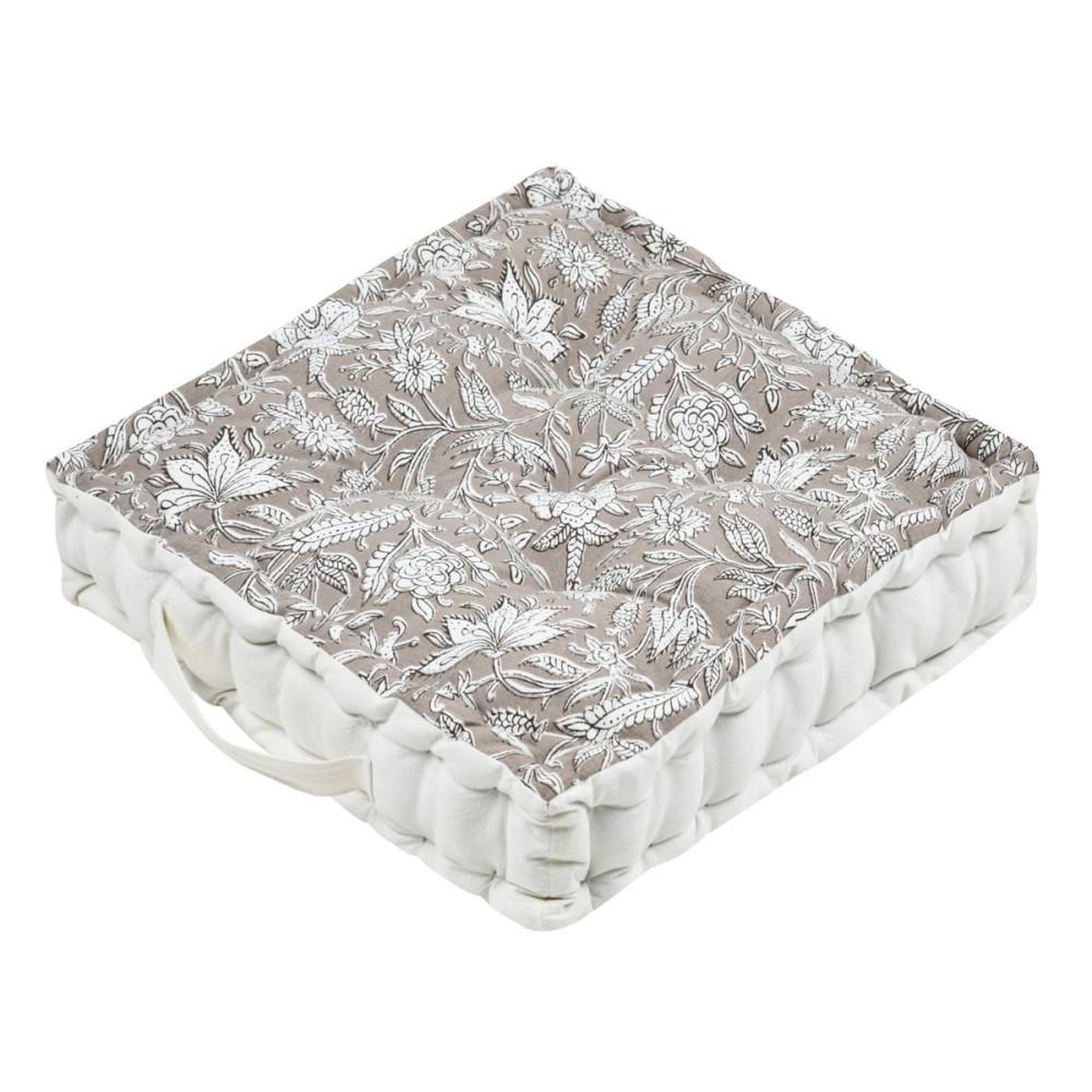 STOF Coussin de sol 45x45x10 cm BIBURY 100% coton