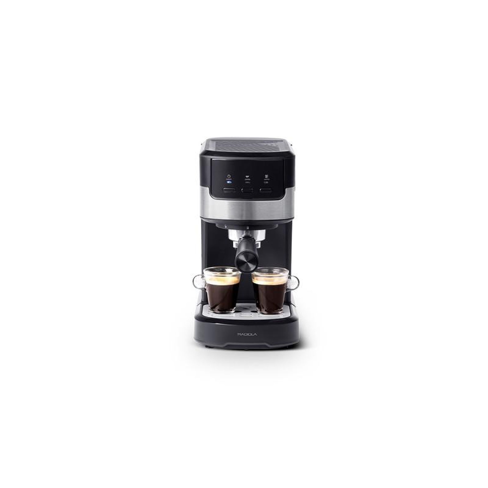 Voir la diapositive 2 : RADIOLA Radiola - raes2315bx - noir/inox - machine expresso 2 tasses - 15 bars - réservoir 1,25l