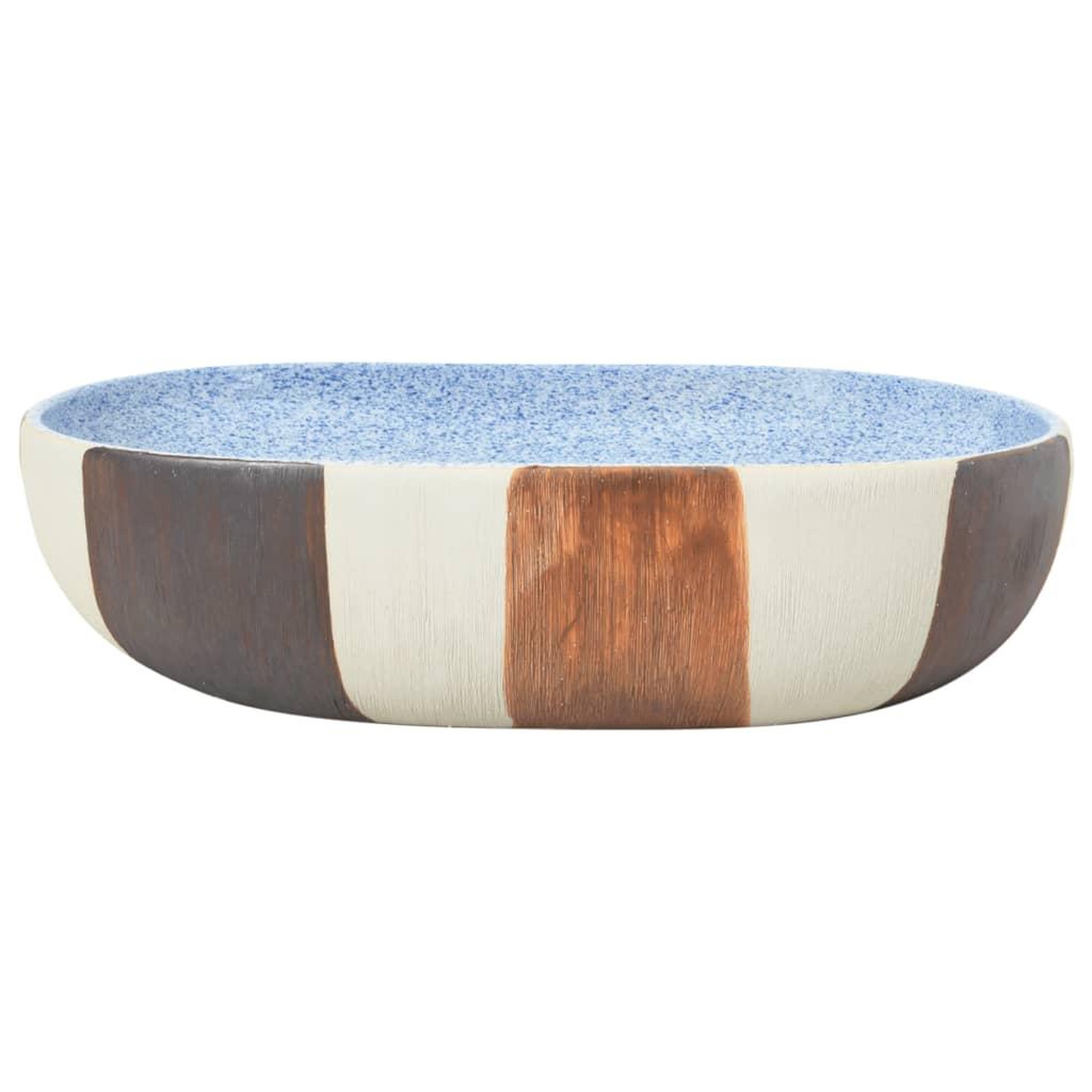Voir la diapositive 3 : VIDAXL Vasque a poser multicolore ovale 59x40x14 cm ceramique