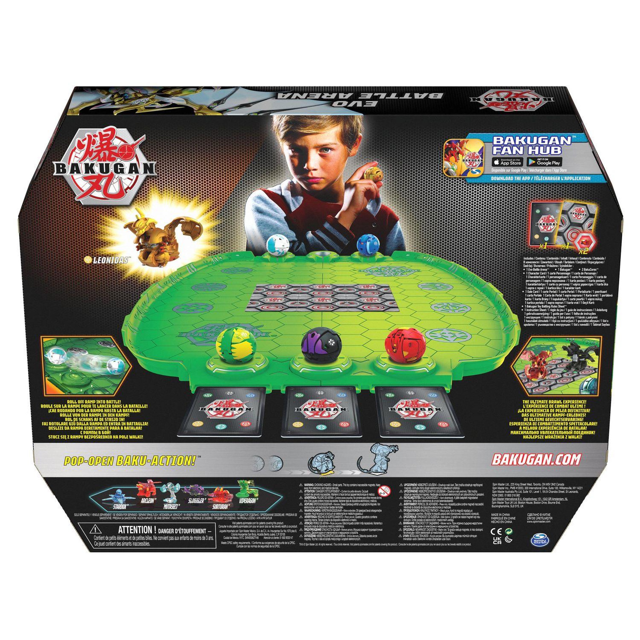 Voir la diapositive 2 : SPIN MASTER Arène de combat Evo Battle Saison 4 - Bakugan