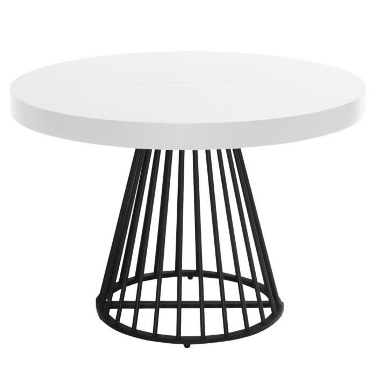Paris Prix Table de Repas Extensible  Virginia  110-260cm Blanc