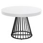 Voir la diapositive 1 : Paris Prix Table de Repas Extensible  Virginia  110-260cm Blanc