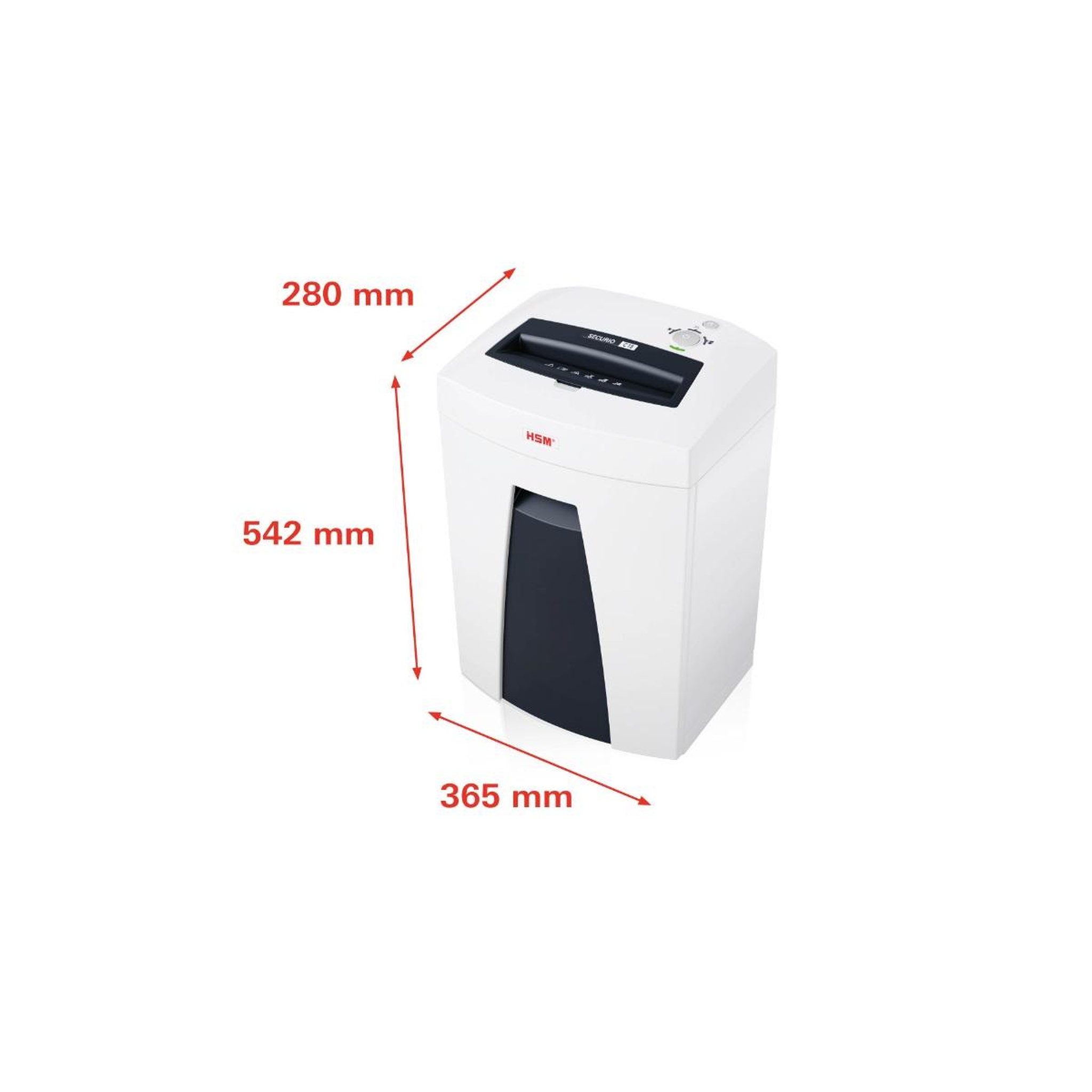 Voir la diapositive 2 : Hsm Destructeur de documents 8-9 feuilles coupes particules 3,9x30mm - 1913121