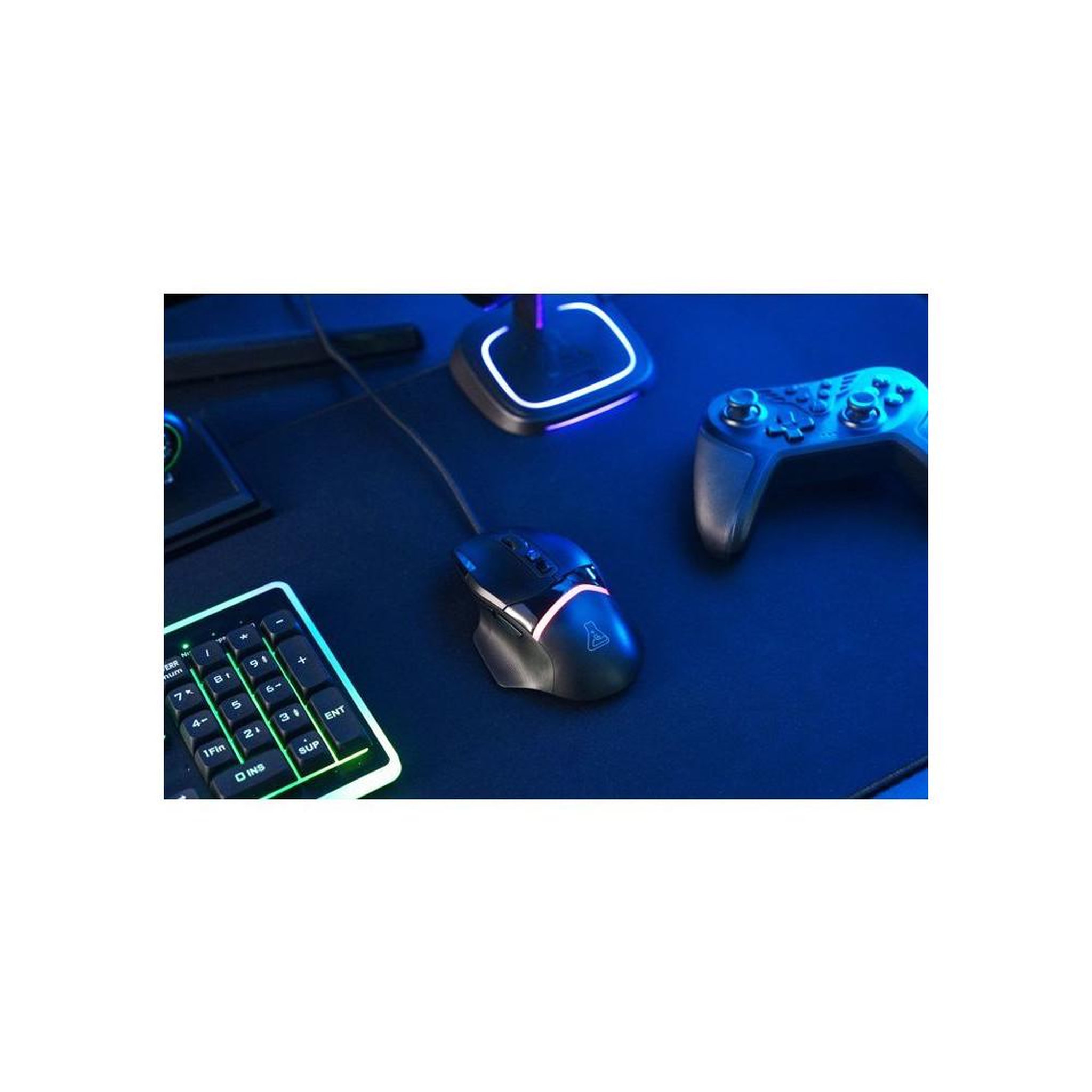 Voir la diapositive 2 : THE G-LAB Souris gaming filaire the g-lab kult palladium noire ergonomique 8 boutons rgb jusqu'à 12800 dpi capteur instant a825 1000 hz