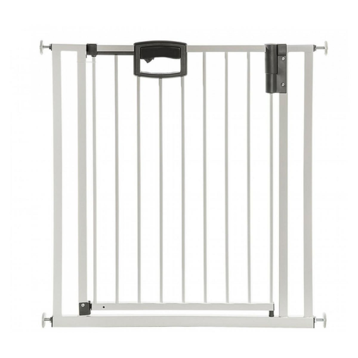GEUTHER Barrière de porte à pression Easylock Plus métal  80,5 cm - 88,5 cm Blanc/Gris