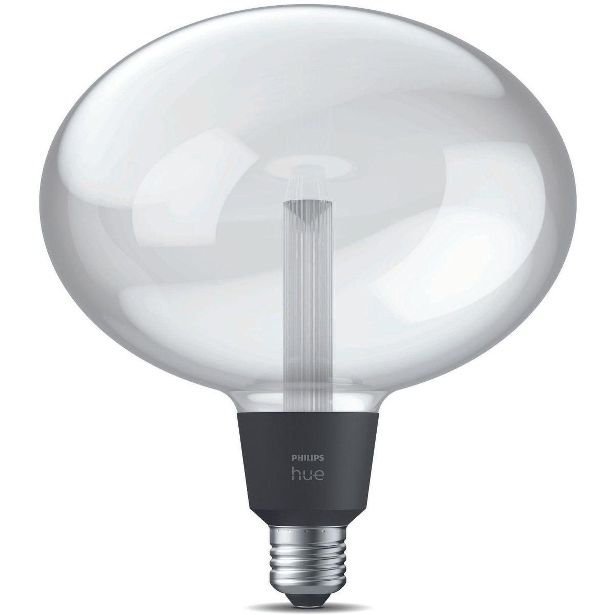 Voir la diapositive 2 : Philips Ampoule LED connectée HUE W&C E27 Elipse Deco