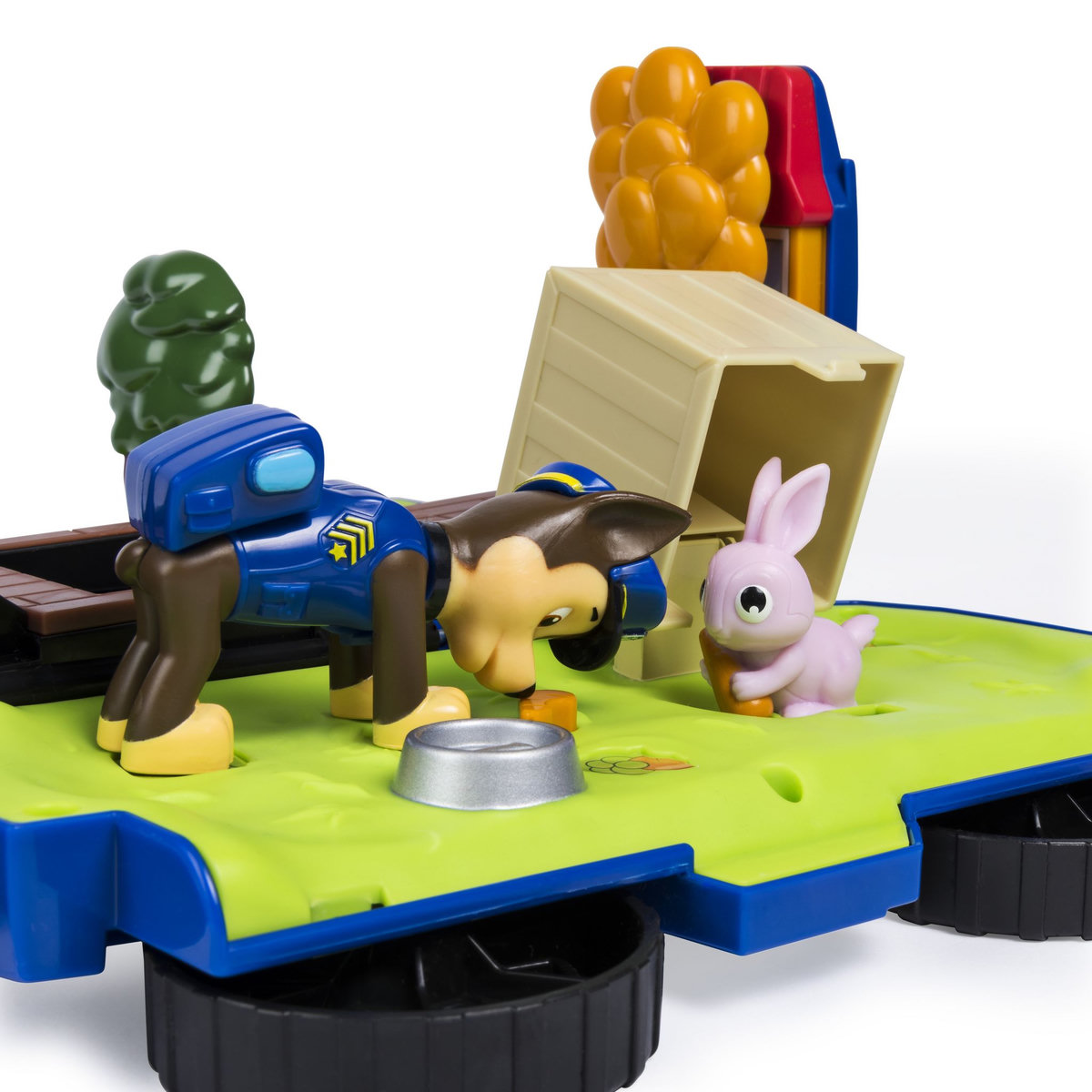SPIN MASTER Véhicule transformable Ride'N Rescue + figurine Chase - Pat Patrouille