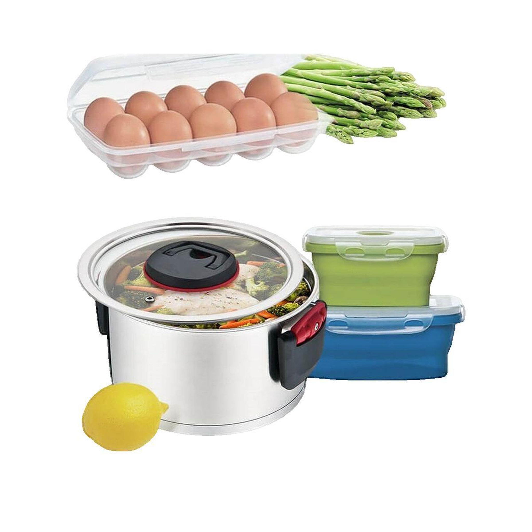 Voir la diapositive 3 : HELLO MAESTRO Marmite Maestro MR-3530-24 Acier inoxydable 5,5 L