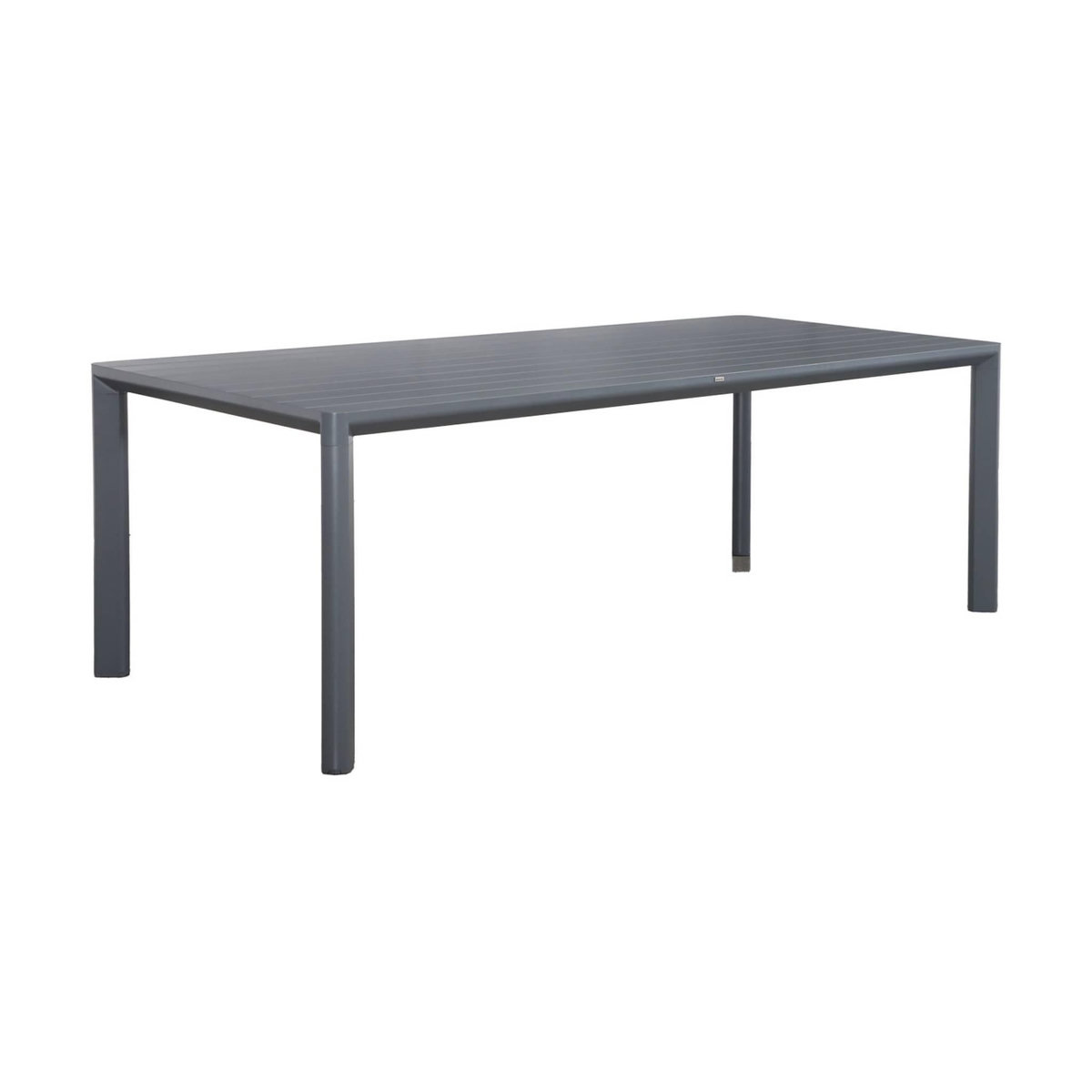 SWEEEK Table de jardin SACRAMENTO aluminium, 8 places, 220 x 100 x 75 cm