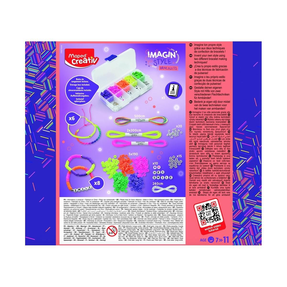 MAPED Bracelets - Set creativ - Neon