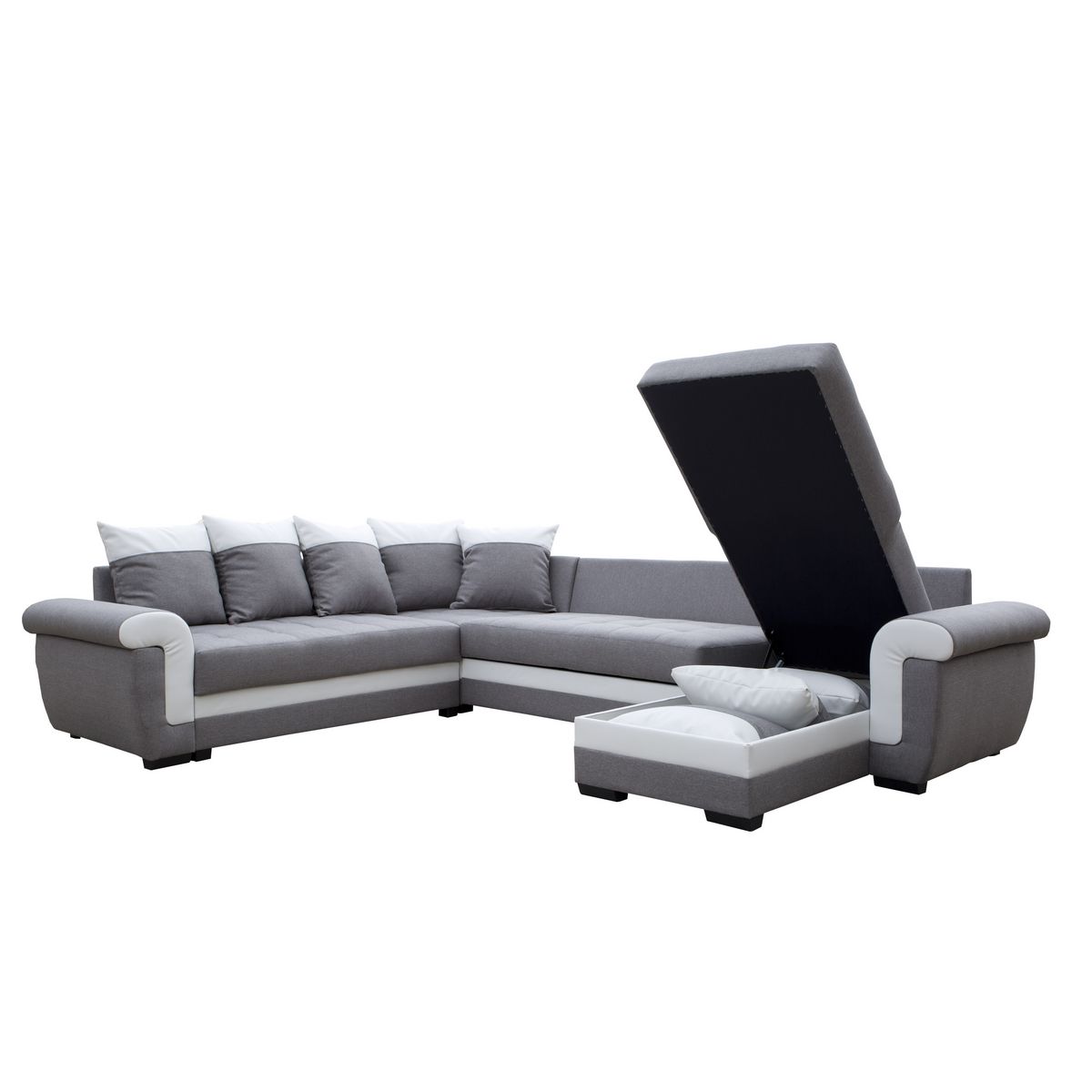 Canapé convertible réversible 6 places YVAN