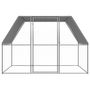 Voir la diapositive 2 : VIDAXL Poulailler argente et gris 3x2x2 m acier galvanise