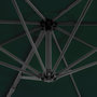 Voir la diapositive 5 : VIDAXL Parasol de jardin en porte-a-faux et poteau en aluminium vert