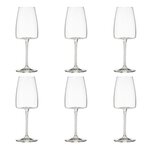 SECRET DE GOURMET Lot de 6 Verres à Vin  Angara  42cl Transparent