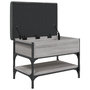 Voir la diapositive 5 : VIDAXL Banc a chaussures sonoma gris 62x42x45 cm bois d'ingenierie