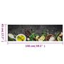 Voir la diapositive 5 : VIDAXL Tapis de cuisine lavable impression d'epices 45x150 cm velours
