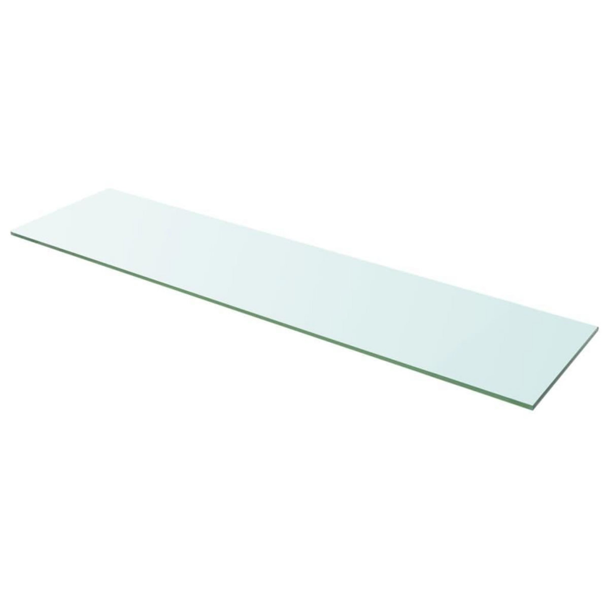 VIDAXL Panneau pour etagere Verre transparent 100 x 25 cm
