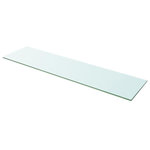 VIDAXL Panneau pour etagere Verre transparent 100 x 25 cm