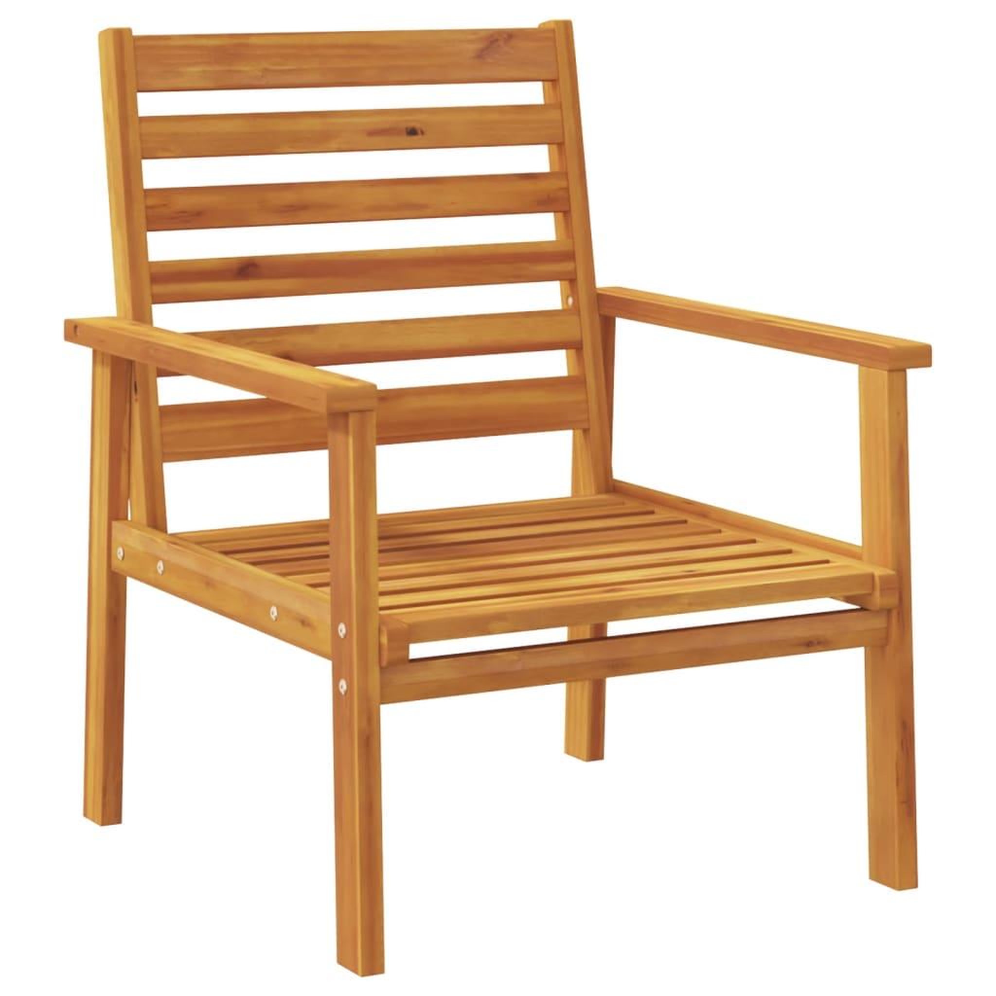 Voir la diapositive 5 : VIDAXL Fauteuil de jardin lot de 2 avec coussin bois massif d'acacia