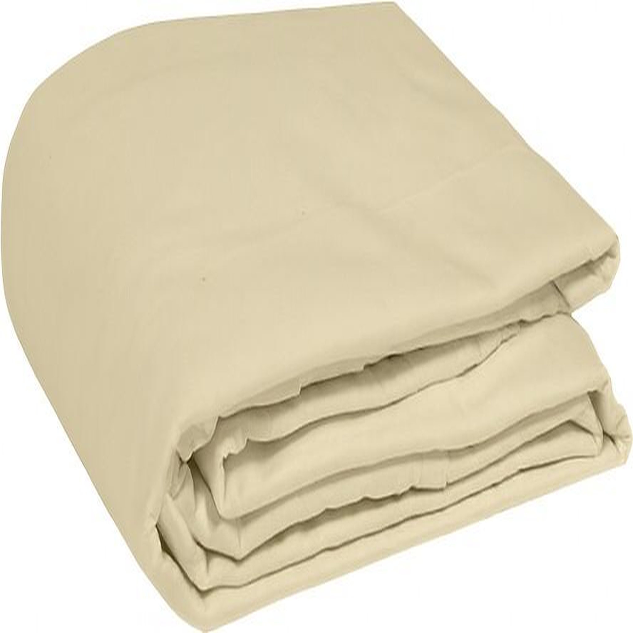 Voir la diapositive 1 : Home collection Drap plat 100% coton uni