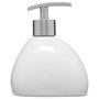 Voir la diapositive 2 : FIVE Distributeur de Savon  Galet  14cm Blanc