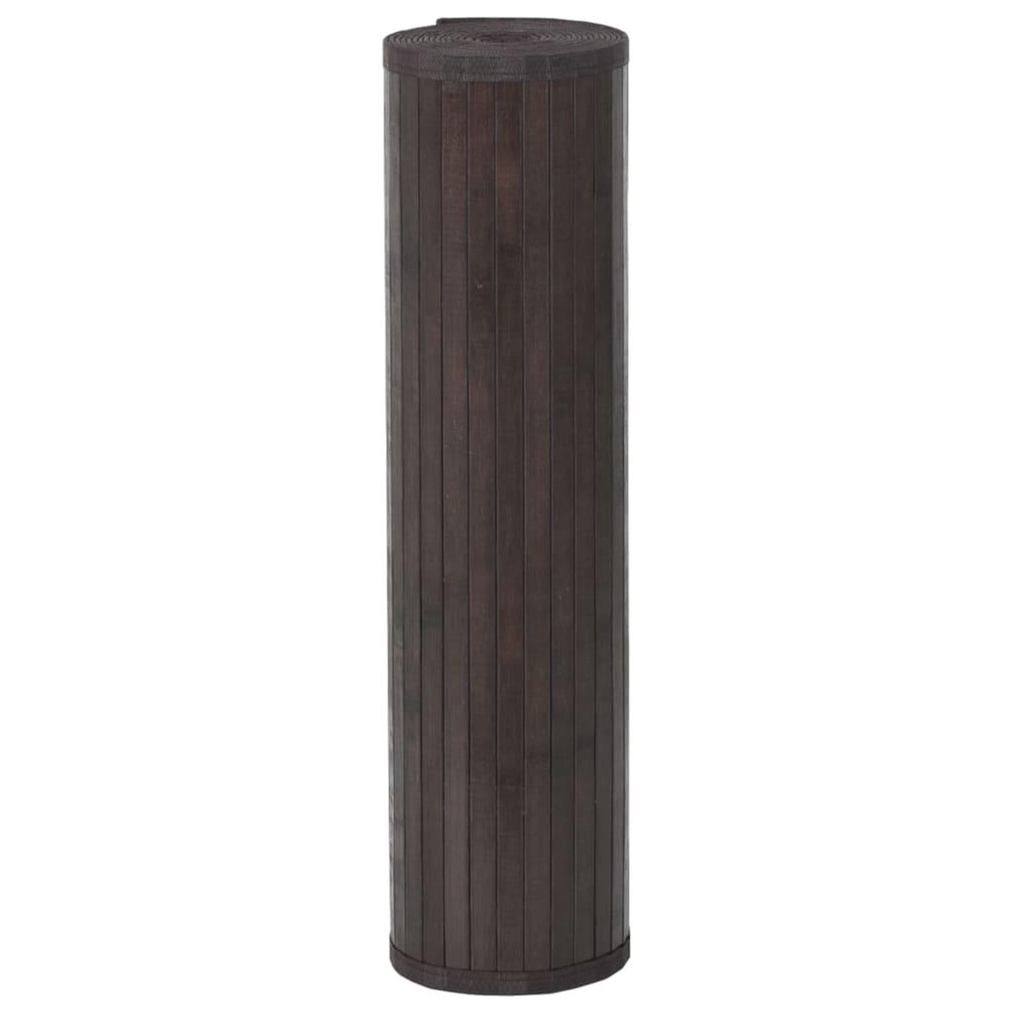 Voir la diapositive 3 : VIDAXL Tapis rectangulaire marron fonce 60x500 cm bambou