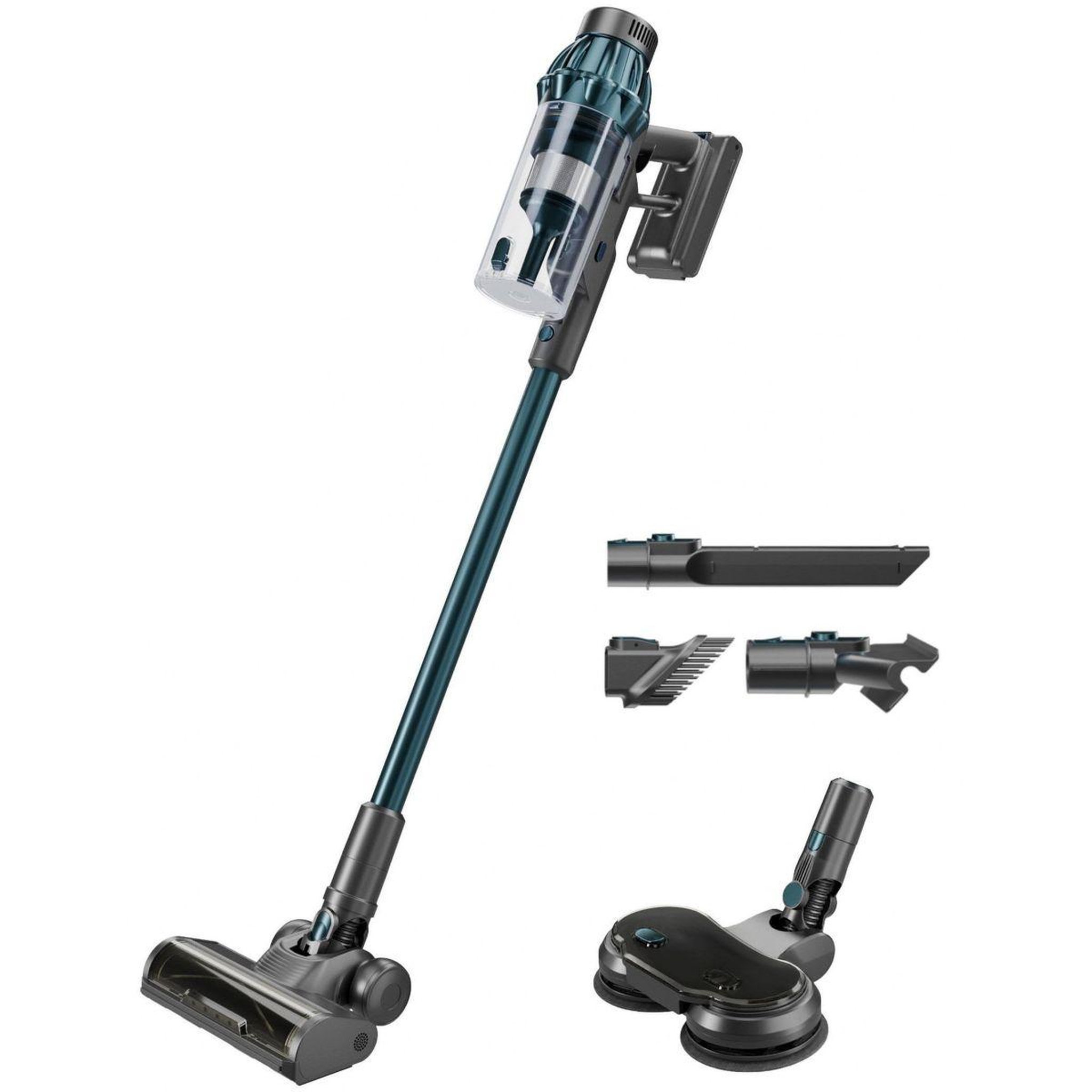H.Koenig Aspirateur balai upx32u 2 en 1 avec brosse de lavage pour sols durs