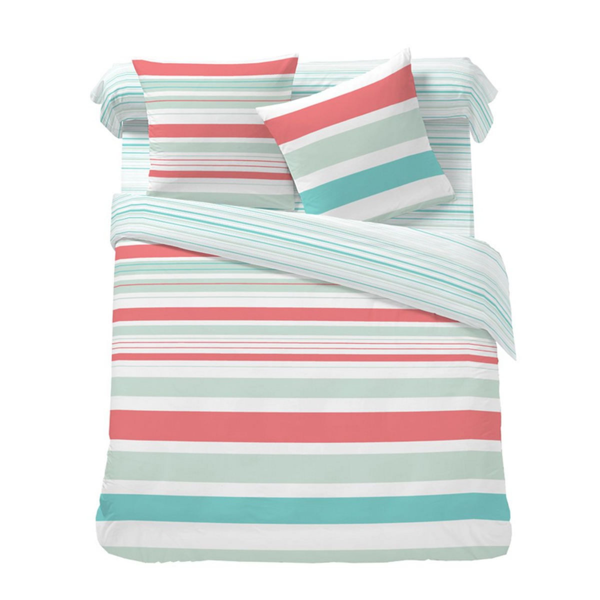 Parure de lit 4 ou 5 pièces en polycoton LONS