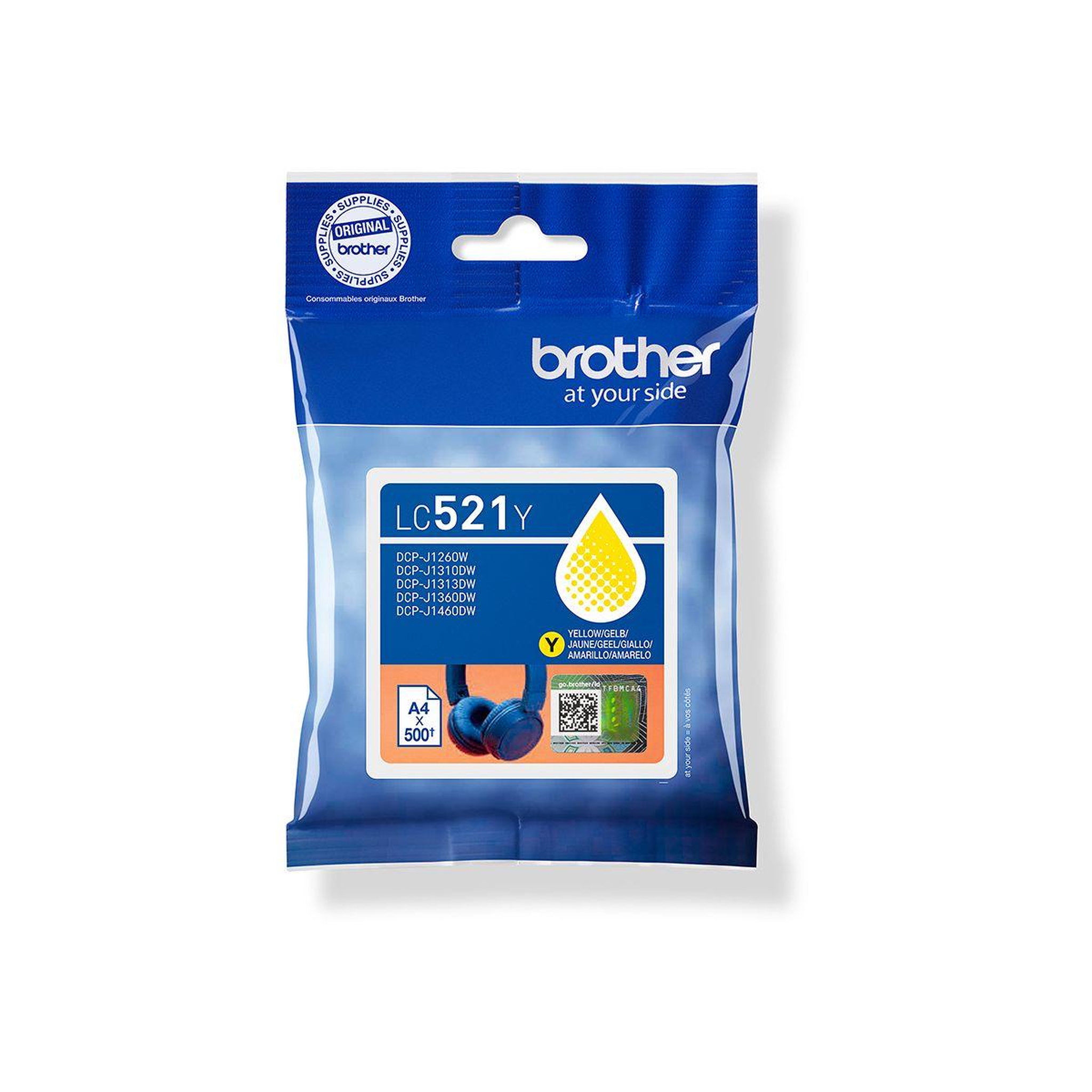Brother Cartouche d'encre originale lc521 jaune (yellow) standard - lc521y
