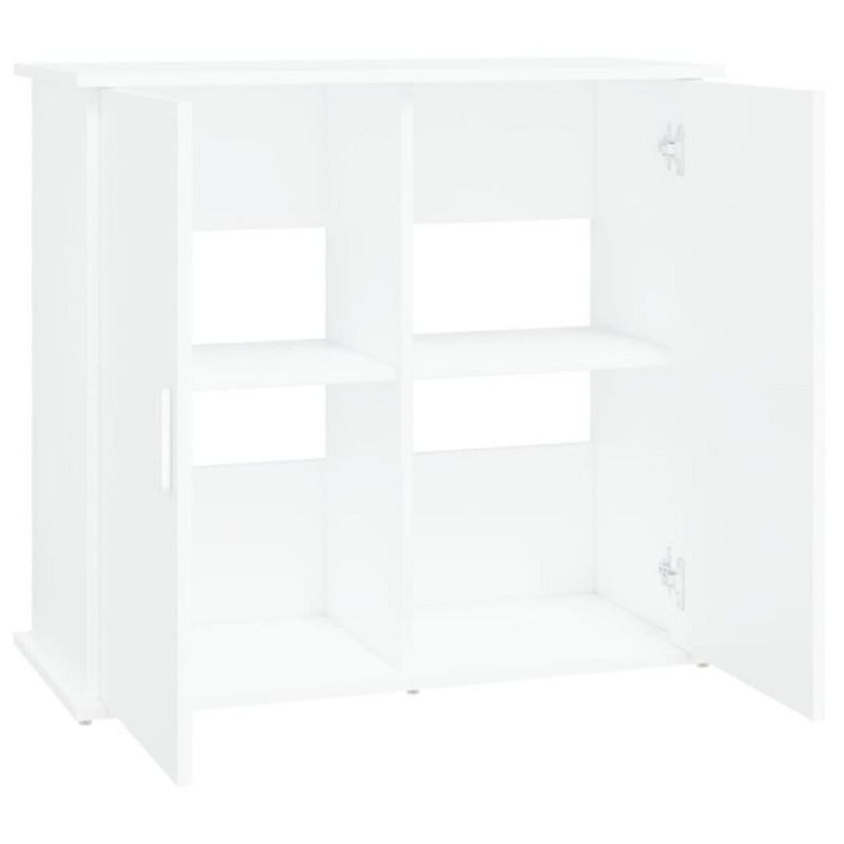 VIDAXL Support pour aquarium blanc 81x36x73 cm bois d ingénierie
