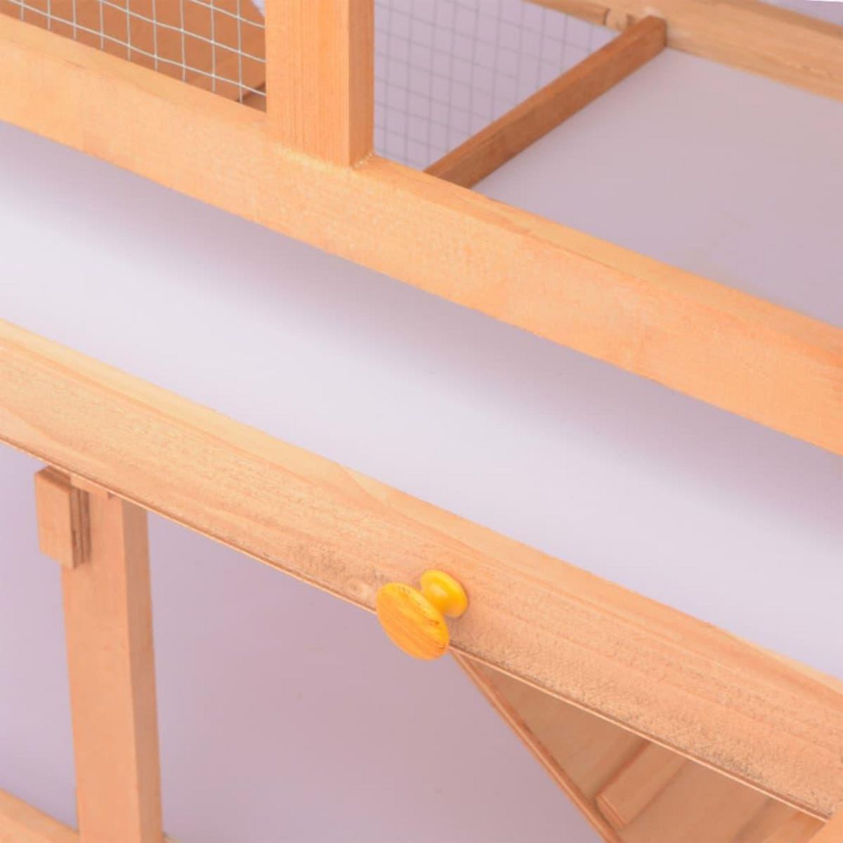 VIDAXL Cage pour animaux Bois