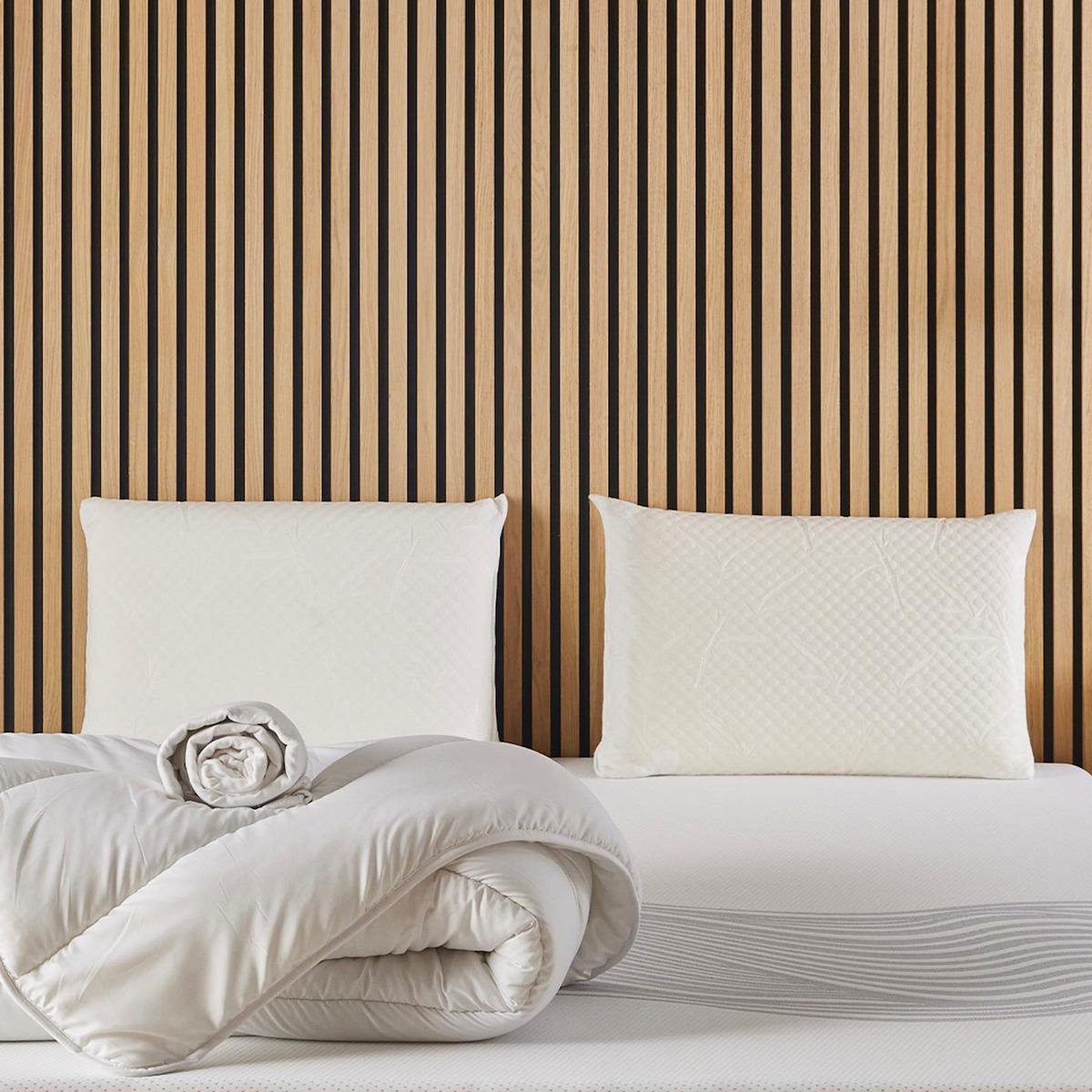 OLYMPE LITERIE OLYMPE LITERIE | Pack Prêt à dormir SENSITIVE | Matelas Mémoire de forme + Sommier + Accessoires