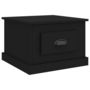 Voir la diapositive 2 : VIDAXL Table basse Noir 50x50x35 cm Bois d'ingenierie