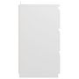 Voir la diapositive 4 : VIDAXL Table de chevet Blanc 40x35x62,5 cm Agglomere