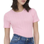 JACQUELINE DE YONG T-Shirt Rose Femme JDY Salsa. Coloris disponibles : Rose