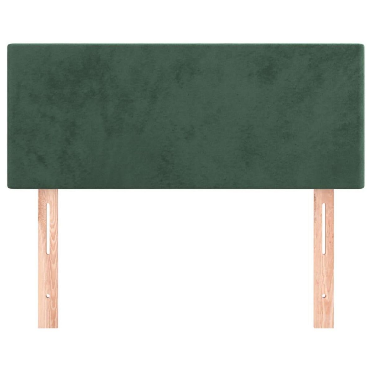 VIDAXL Tete de lit Vert fonce 100x5x78/88 cm Velours