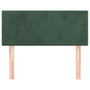 Voir la diapositive 3 : VIDAXL Tete de lit Vert fonce 100x5x78/88 cm Velours