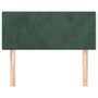 Voir la diapositive 3 : VIDAXL Tete de lit Vert fonce 100x5x78/88 cm Velours