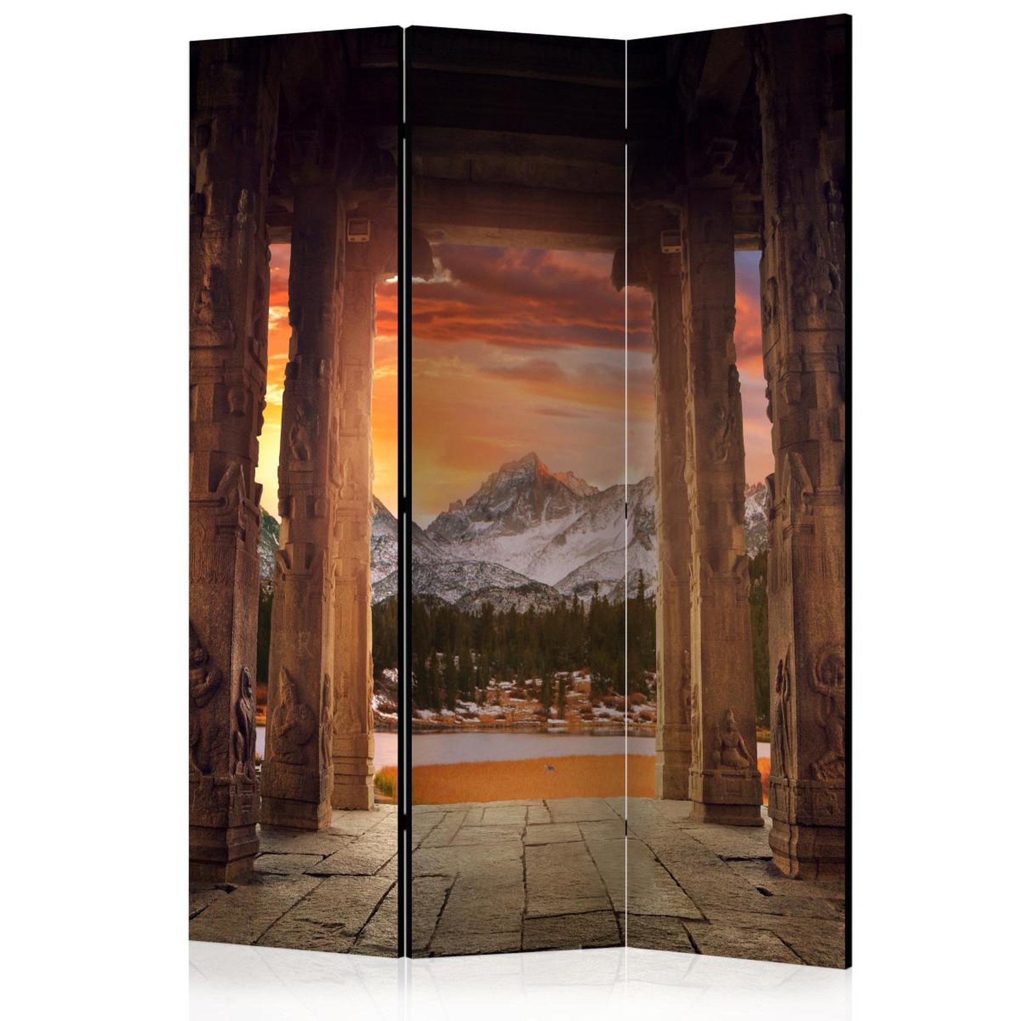 Paris Prix Paravent 3 volets  trail of rocky temples  135x172cm