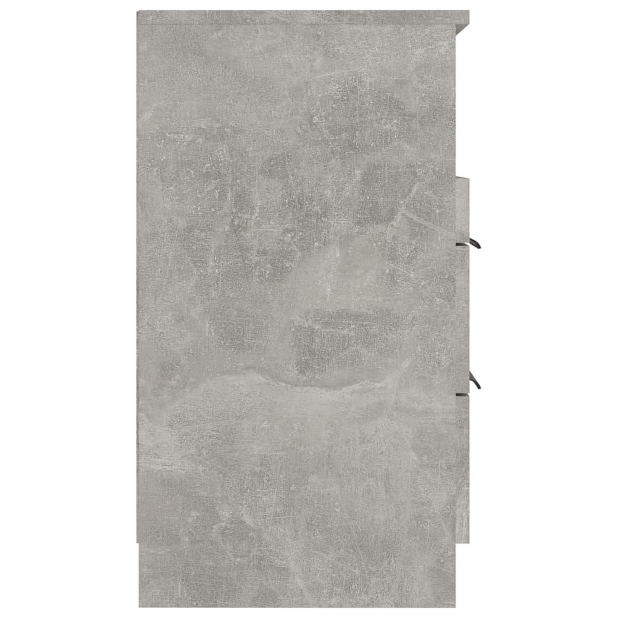 Voir la diapositive 5 : VIDAXL Tables de chevet 2 pcs Gris beton Bois d'ingenierie