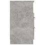 Voir la diapositive 5 : VIDAXL Tables de chevet 2 pcs Gris beton Bois d'ingenierie