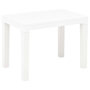 Voir la diapositive 2 : VIDAXL Bancs de jardin lot de 2 Blanc Plastique