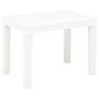 Voir la diapositive 2 : VIDAXL Bancs de jardin lot de 2 Blanc Plastique