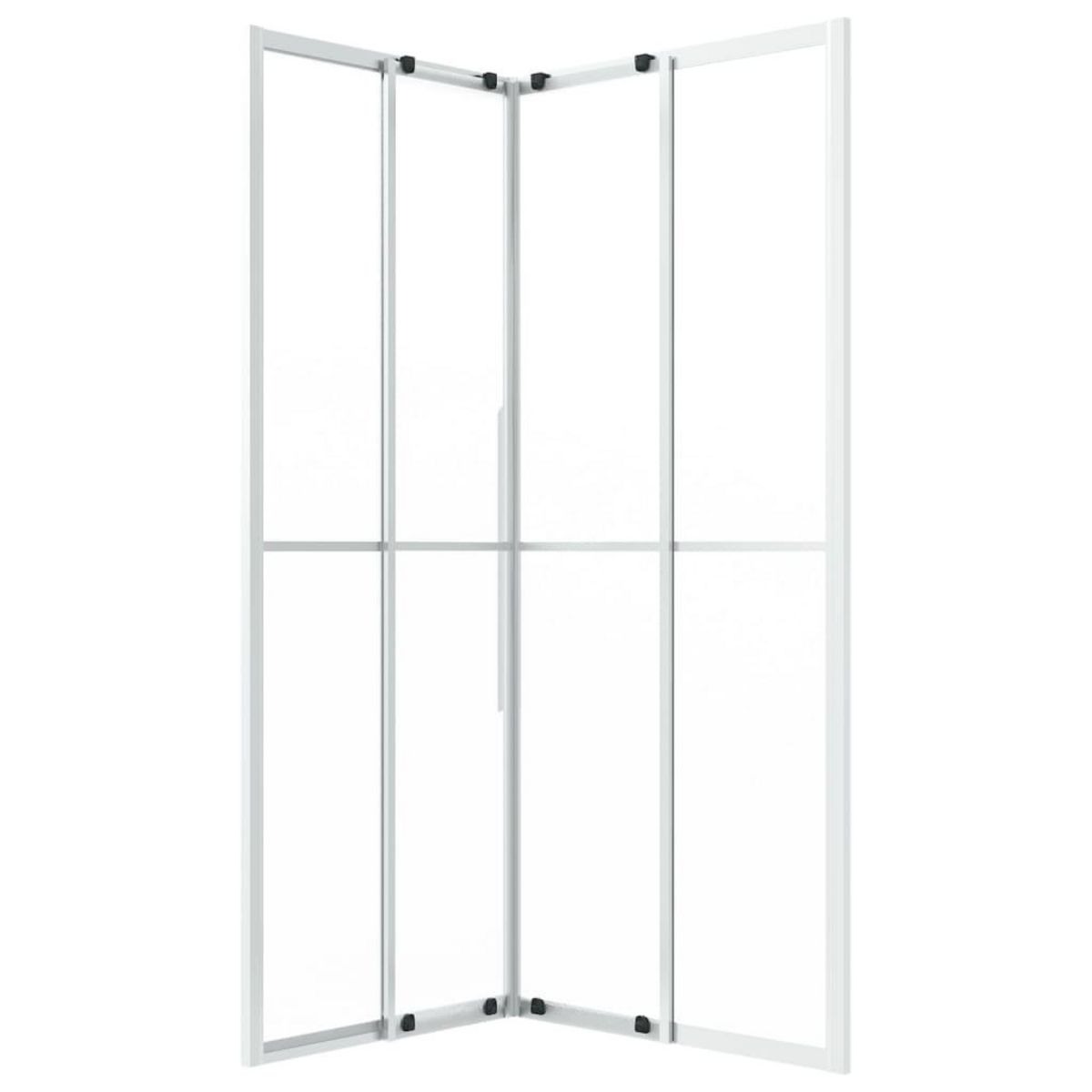 VIDAXL Cabine de douche ESG depoli 90x70x180 cm