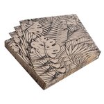 Paris Prix Lot de 20 Serviettes en Papier  Fresh Green  33x33cm Noir