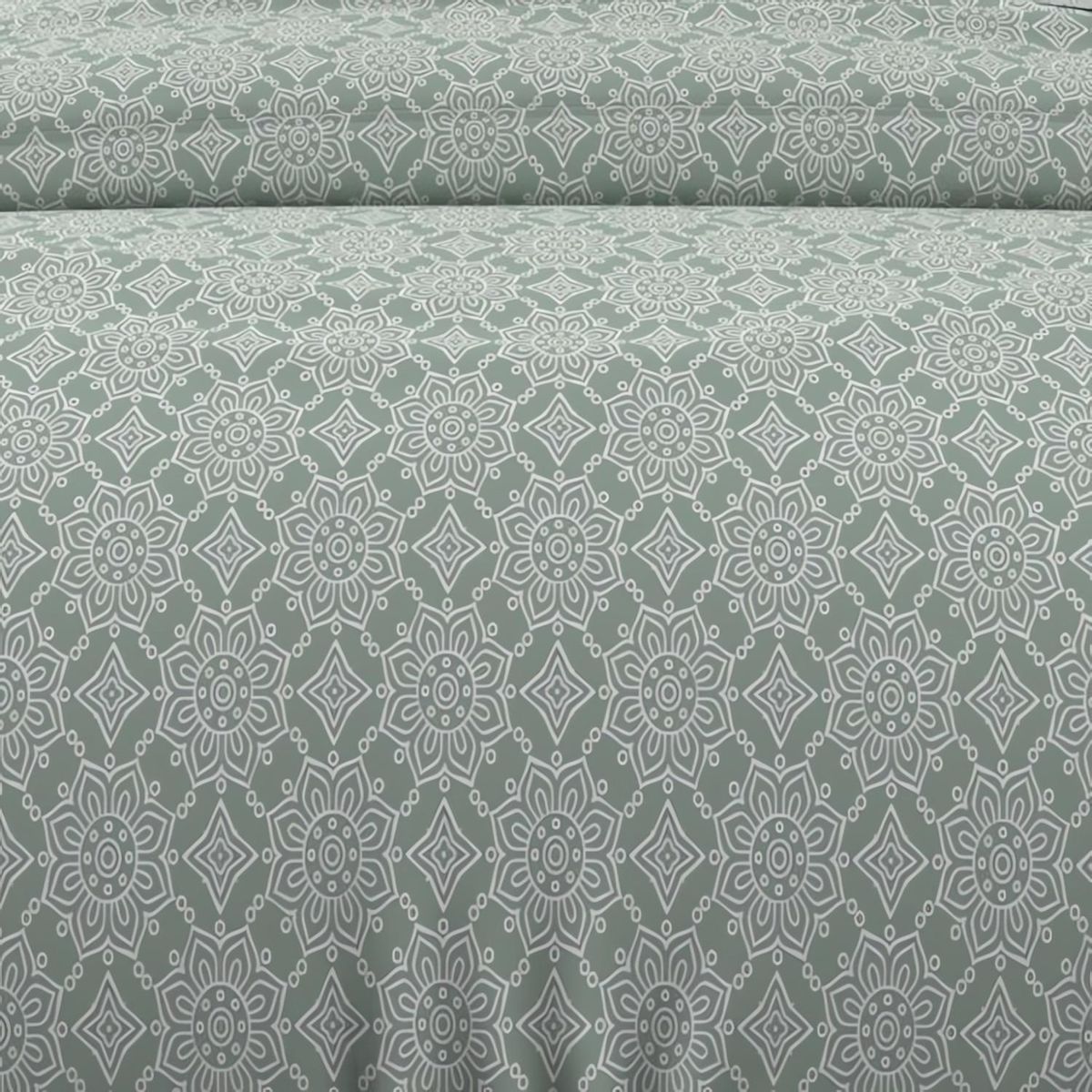 SOLEIL D'OCRE Parure housse de couette coton 57 fils ESMERALDA, par Soleil d'ocre