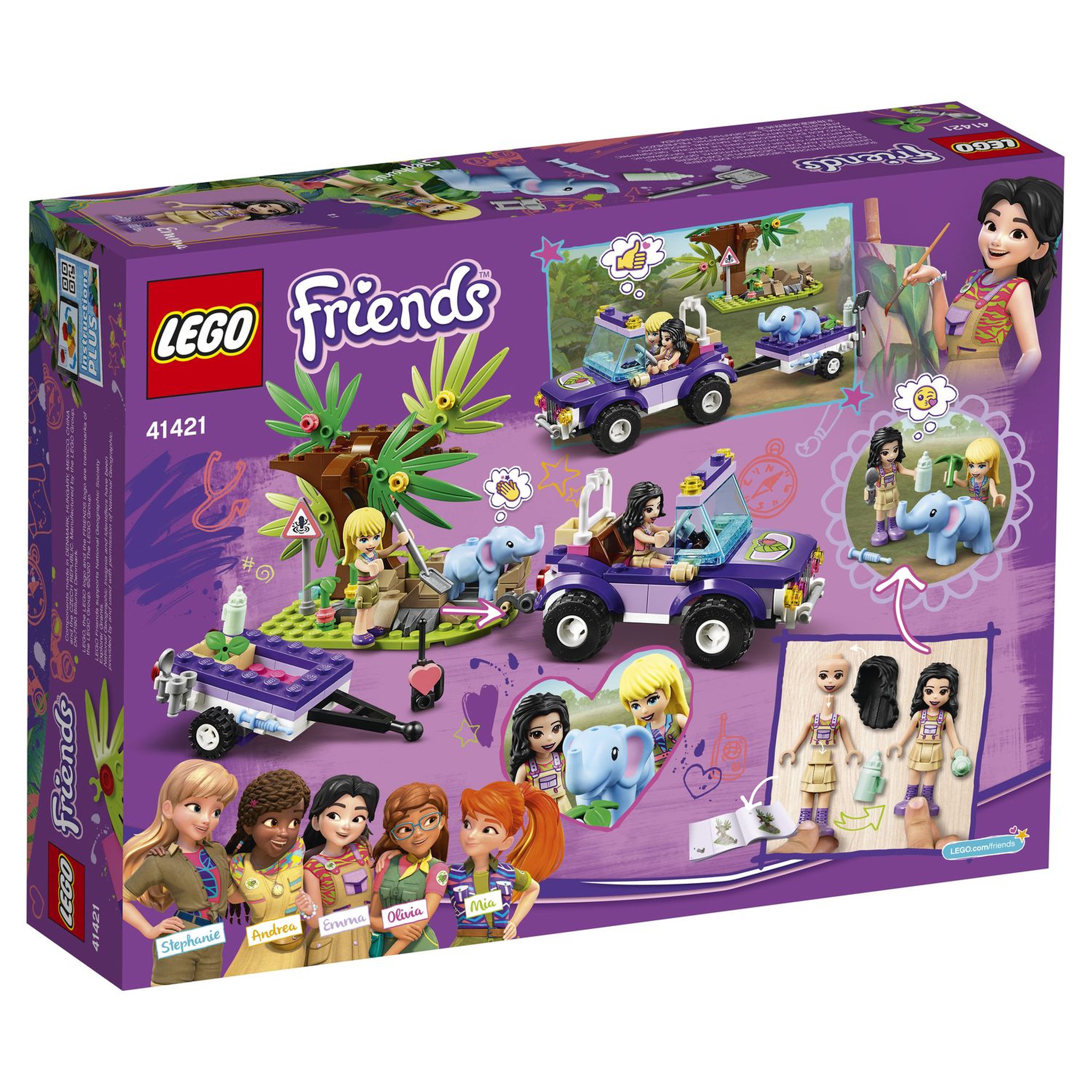 Voir la diapositive 3 : LEGO Friends 41421 - Le sauvetage du bébé éléphant