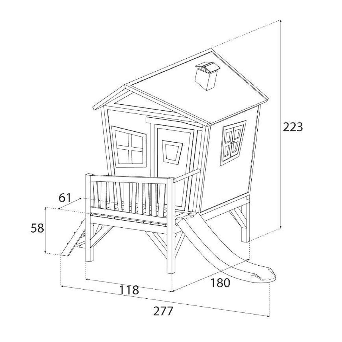 AXI Maison enfant en bois IRIS