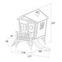 Voir la diapositive 4 : AXI Maison enfant en bois IRIS